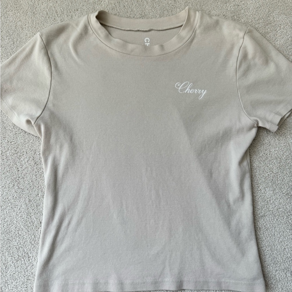 Cherry La Baby tee
